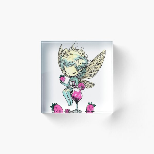 Item preview, Strawberry Daquiri Pixie designed and sold by Scribbles & Doodles by Jinx.