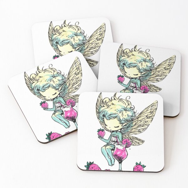 Item preview, Strawberry Daquiri Pixie designed and sold by Scribbles & Doodles by Jinx.