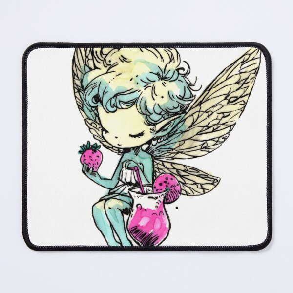 Item preview, Strawberry Daquiri Pixie designed and sold by Scribbles & Doodles by Jinx.