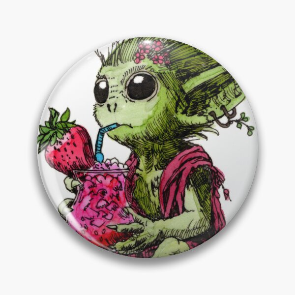 Item preview, Strawberry Vodka Slush Sprite designed and sold by Scribbles & Doodles by Jinx.