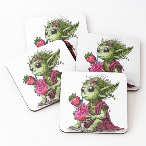 Item preview, Strawberry Vodka Slush Sprite designed and sold by Scribbles & Doodles by Jinx.