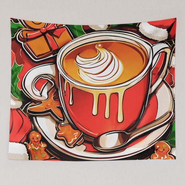 Item preview, Coffee with a Christmas Smile designed and sold by Zofia Sosnecka.