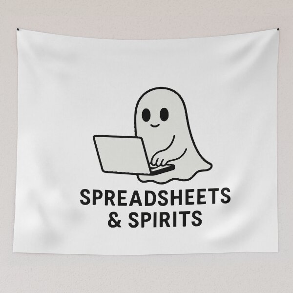 Item preview, Boo Spreadsheets & Spirits designed and sold by TrashNegativity.