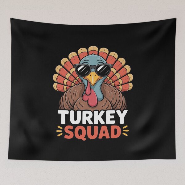 Item preview, Turkey Squad Run Trot Family Thanksgiving Kids Adult  designed and sold by THagBlue.