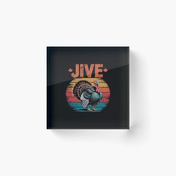 Item preview, Turkey Jive Black -Adults Small Thanksgiving  designed and sold by THagBlue.