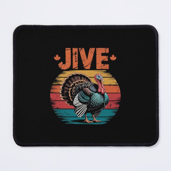 Item preview, Turkey Jive Black -Adults Small Thanksgiving designed and sold by THagBlue.