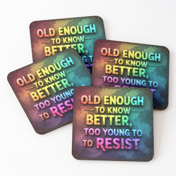 Item preview, steampunk typographic colorful funny saying design designed and sold by SmashingDeals.