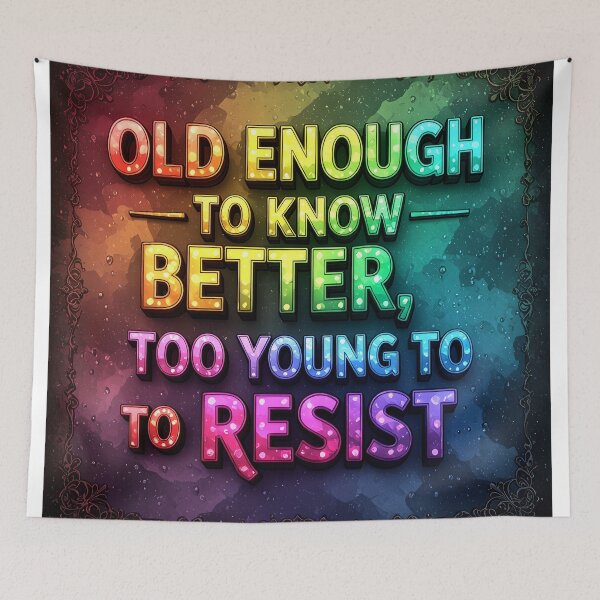 Item preview, steampunk typographic colorful funny saying design designed and sold by SmashingDeals.