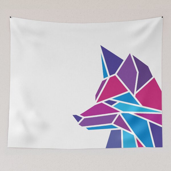 Item preview, Polygonal Fox designed and sold by Panna Limon Store.