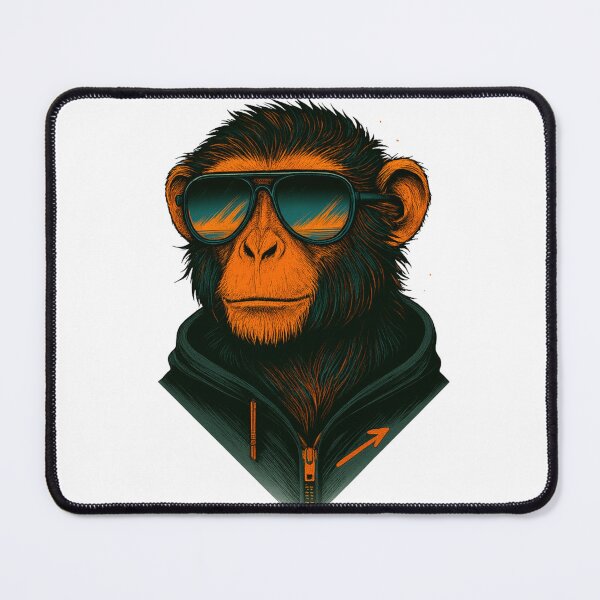 Item preview, Cool Monkey with Sunglasses Artwork designed and sold by Animarisca.