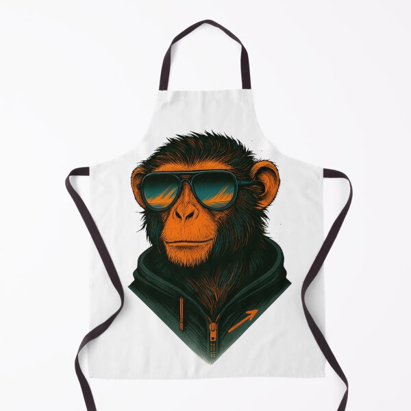 Item preview, Cool Monkey with Sunglasses Artwork designed and sold by Animarisca.