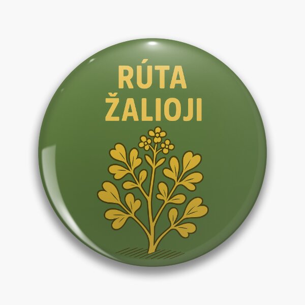 Item preview, Rūta žalioji designed and sold by AIfolklore.