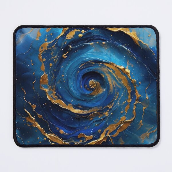 Item preview, Blue and Gold Vortex designed and sold by caracatita75.