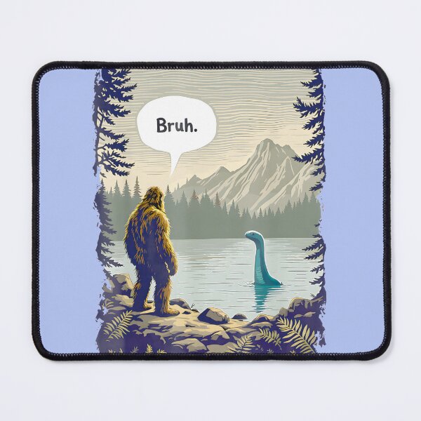 Item preview, Funny Introvert Bigfoot Sasquatch Loch Ness Monster Bruh Png By Merch, Limited Edition, Perfect Gif designed and sold by RaymondGnLTees.