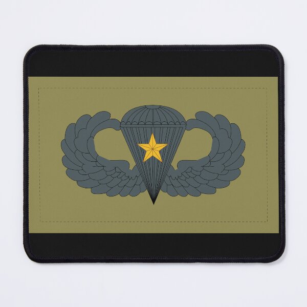 Item preview, Badge - Army - Parachutist - Basic - 1 Combat Star - Sudbued X 300 designed and sold by Military Insignia Products.