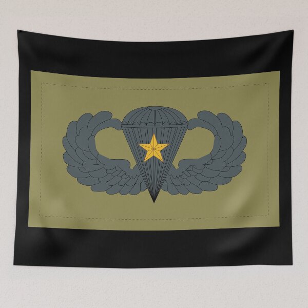 Item preview, Badge - Army - Parachutist - Basic - 1 Combat Star - Sudbued X 300 designed and sold by Military Insignia Products.