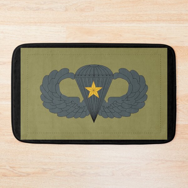 Item preview, Badge - Army - Parachutist - Basic - 1 Combat Star - Sudbued X 300 designed and sold by Military Insignia Products.