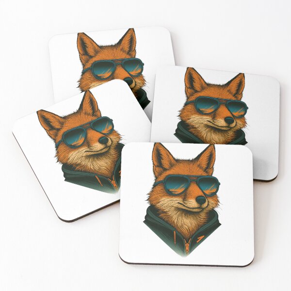 Item preview, Cool Fox with Sunglasses Artwork designed and sold by Animarisca.