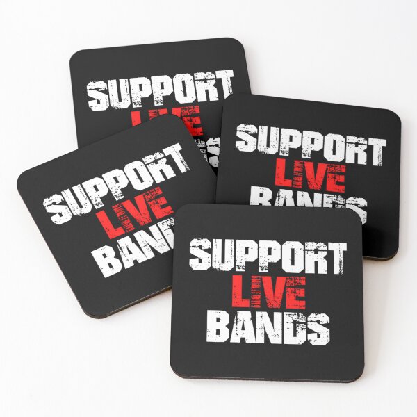 Item preview, Support Live Bands designed and sold by VerdantInk.