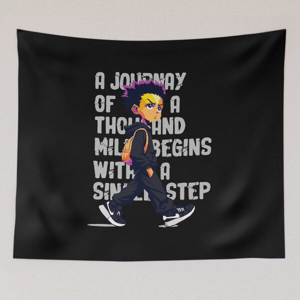 Item preview, Boondocks - Anime Boy Walking  designed and sold by Lilbabyy234.