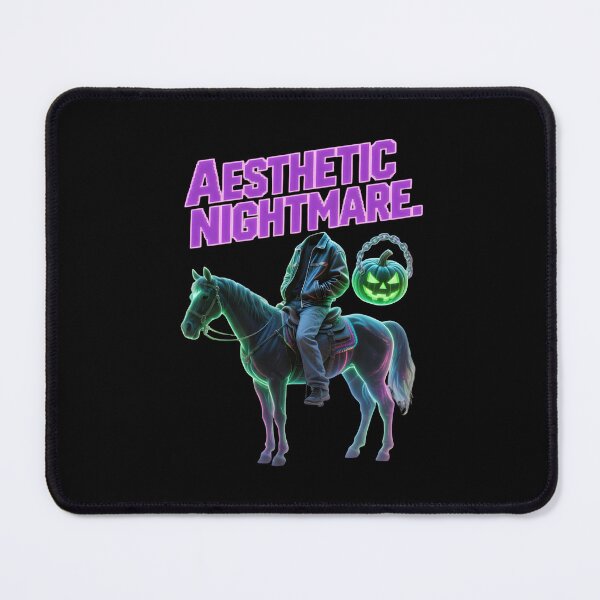 Item preview, Aesthetic Nightmare Headless Horseman Halloween – Y2K Neon Rider Vibe designed and sold by petpuppymania.