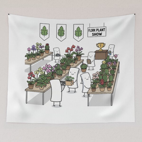 Item preview, Tshirt Design, Flork Plant Show designed and sold by GreenVerseStore.