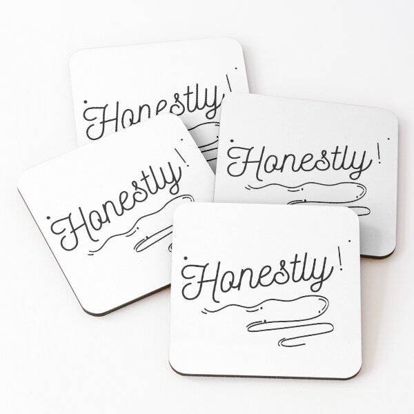 Item preview, Honestly! Cursive Black Letters designed and sold by GFamilyC.