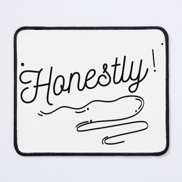 Item preview, Honestly! Cursive Black Letters designed and sold by GFamilyC.