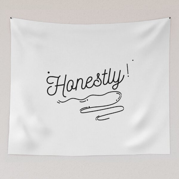 Item preview, Honestly! Cursive Black Letters designed and sold by GFamilyC.