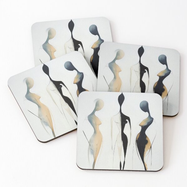 Item preview, Abstract Female Silhouettes designed and sold by caracatita75.