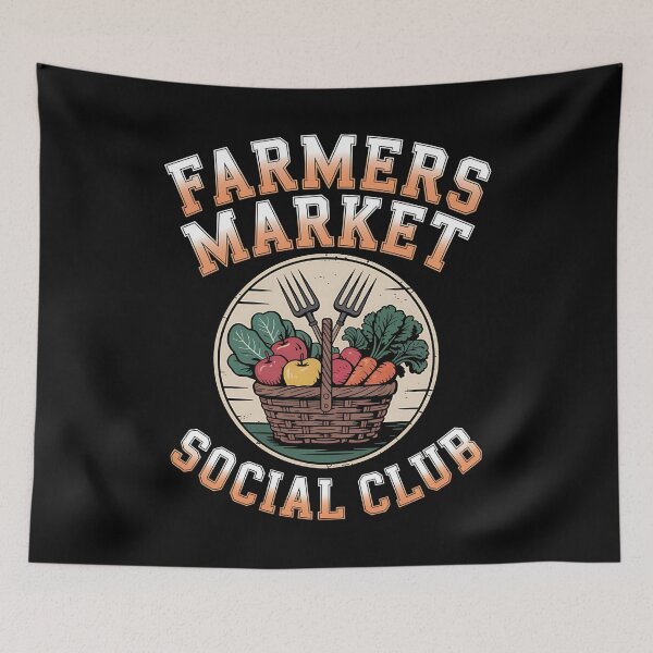 Item preview, farmers market - eat local - outdoor market - veggie lover - fruit and veggie - market day - green living - veggie - plant based  - slow living - Farmhouse designed and sold by JansenGS.