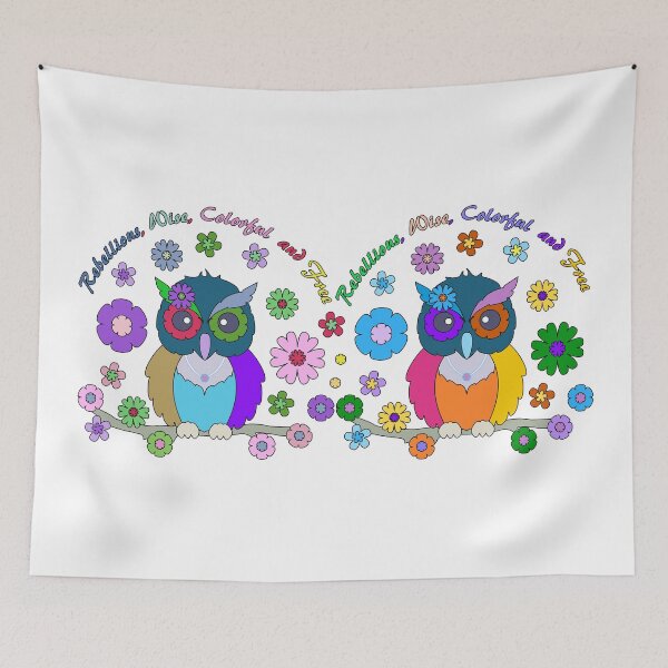 Item preview, Colorful Owls designed and sold by MKBL.
