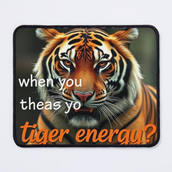 Item preview, Who needs motivation when you have tiger energy? designed and sold by SSMC DREAM DESIGN.