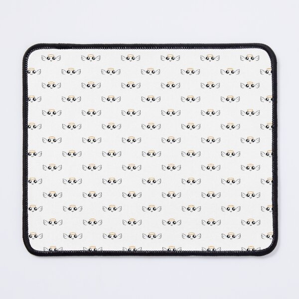 Item preview, Cute kawaii smiling angel wings face pattern designed and sold by BlushyPrint.