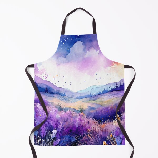 Item preview, Lavender Field in Watercolor designed and sold by MystAvalon.