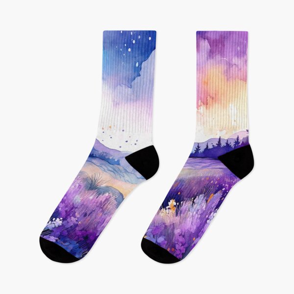 Item preview, Lavender Field in Watercolor designed and sold by MystAvalon.