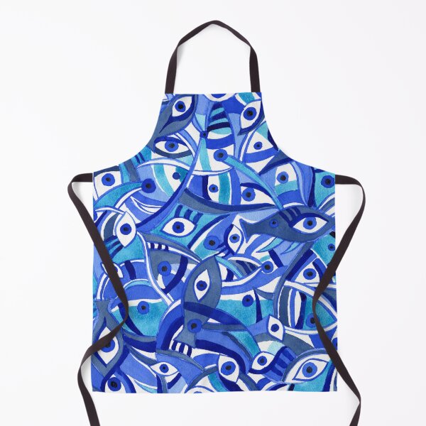Item preview, Blue Eye Pattern Watercolor designed and sold by Irina Sztukowski.
