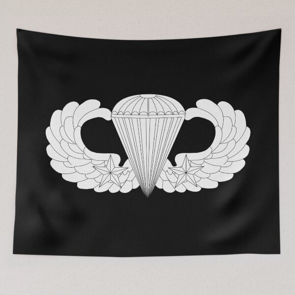 Item preview, Badge - Army - Parachutist - Basic - 2 Combat Star - LA X 300 designed and sold by Military Insignia Products.