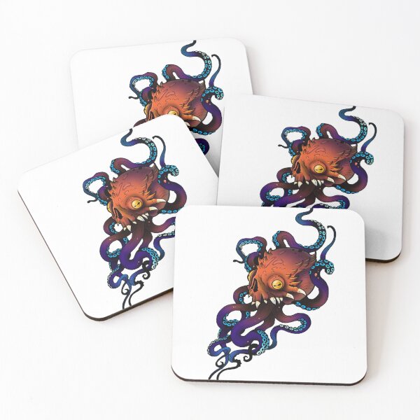 Item preview, Skull octopus designed and sold by rowgazer.