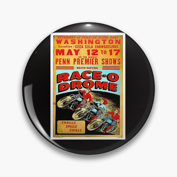 Item preview, Un revuelo en el pasado: un antiguo cartel vintage de Race o Drome designed and sold by Helios Be. Lavsh.