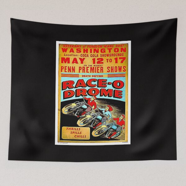 Artikelvorschau, Ein Hauch der Vergangenheit, ein altes Vintage-Poster von Race o Drome entworfen und verkauft von Helios Be. Lavsh.