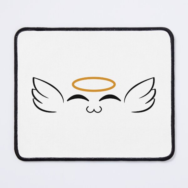 Item preview, Cute kawaii uwu angel wings face designed and sold by BlushyPrint.