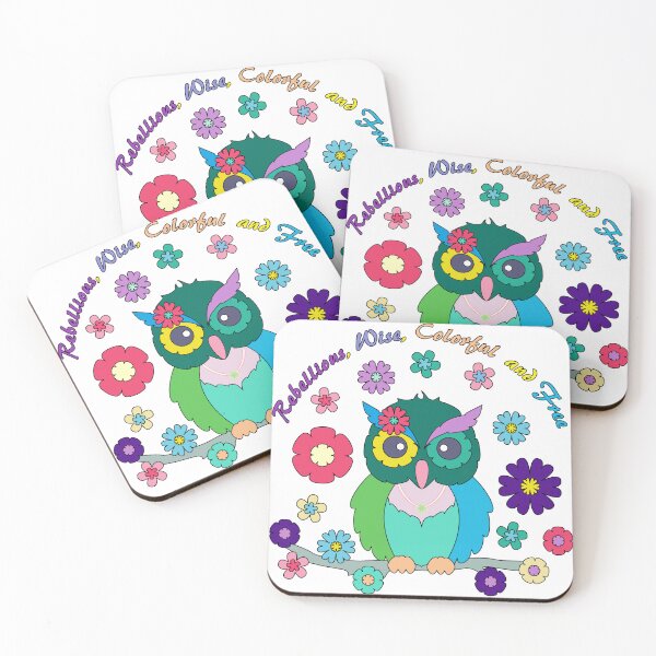 Item preview, Colorful Owls designed and sold by MKBL.
