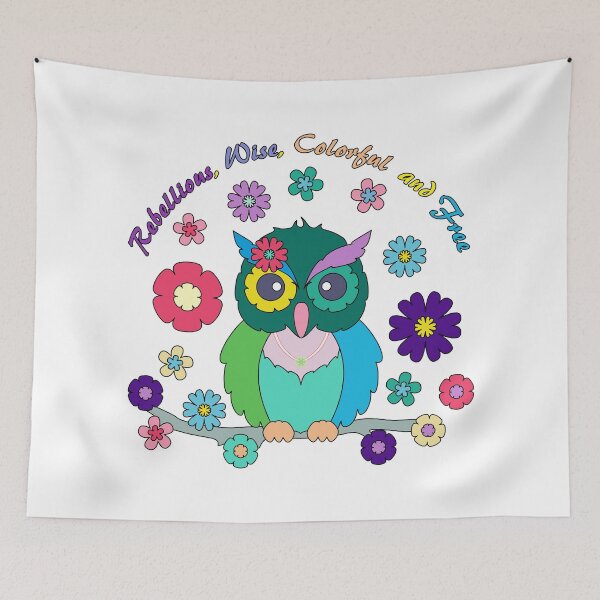 Item preview, Colorful Owls designed and sold by MKBL.