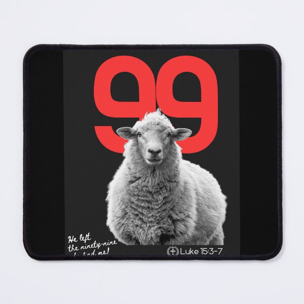 Item preview, Luke 15:3 - He Left The 99 - in Red designed and sold by Holy Coast Threads (Formerly ChristianFlower).