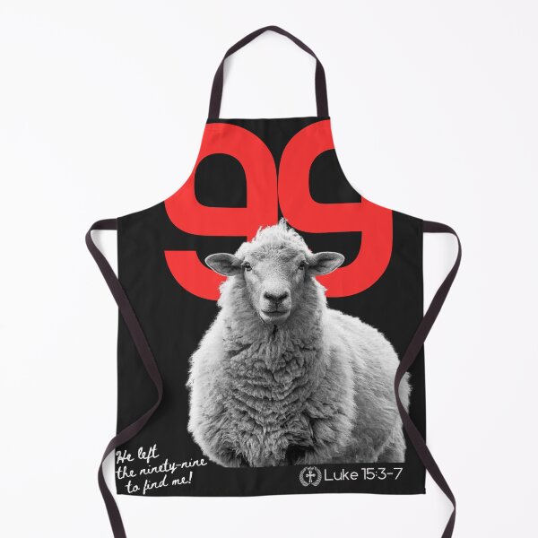 Item preview, Luke 15:3 - He Left The 99 - in Red designed and sold by Holy Coast Threads (Formerly ChristianFlower).