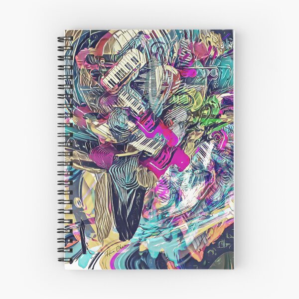 Item preview, Electric Jazz Fusion Abstract Art designed and sold by Hen-C-Art.