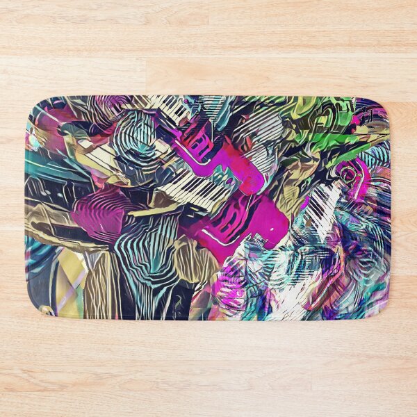 Item preview, Electric Jazz Fusion Abstract Art designed and sold by Hen-C-Art.