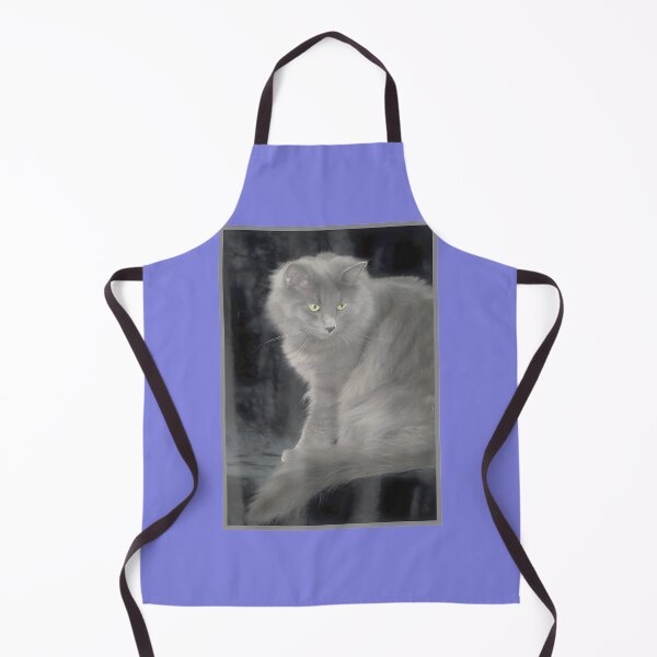 Item preview, Majestic Gray Cat Portrait With Green Eyes By Merch, Limited Edition, Perfect Gift For You And Frie designed and sold by JohnwDoArts.