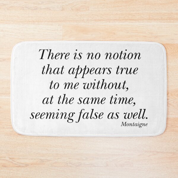 Item preview,  Montaigne's Philosophy designed and sold by MKBL.